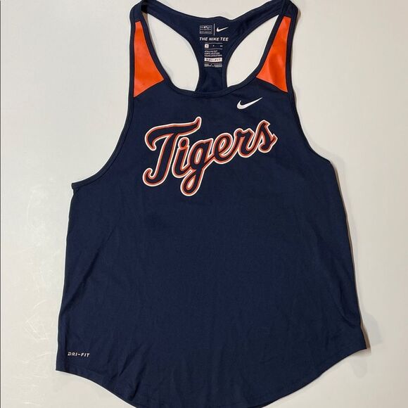 Nike Detroit Tigers Baseball Women’s Racerback Tank Top Sz S - Picture 1 of 5